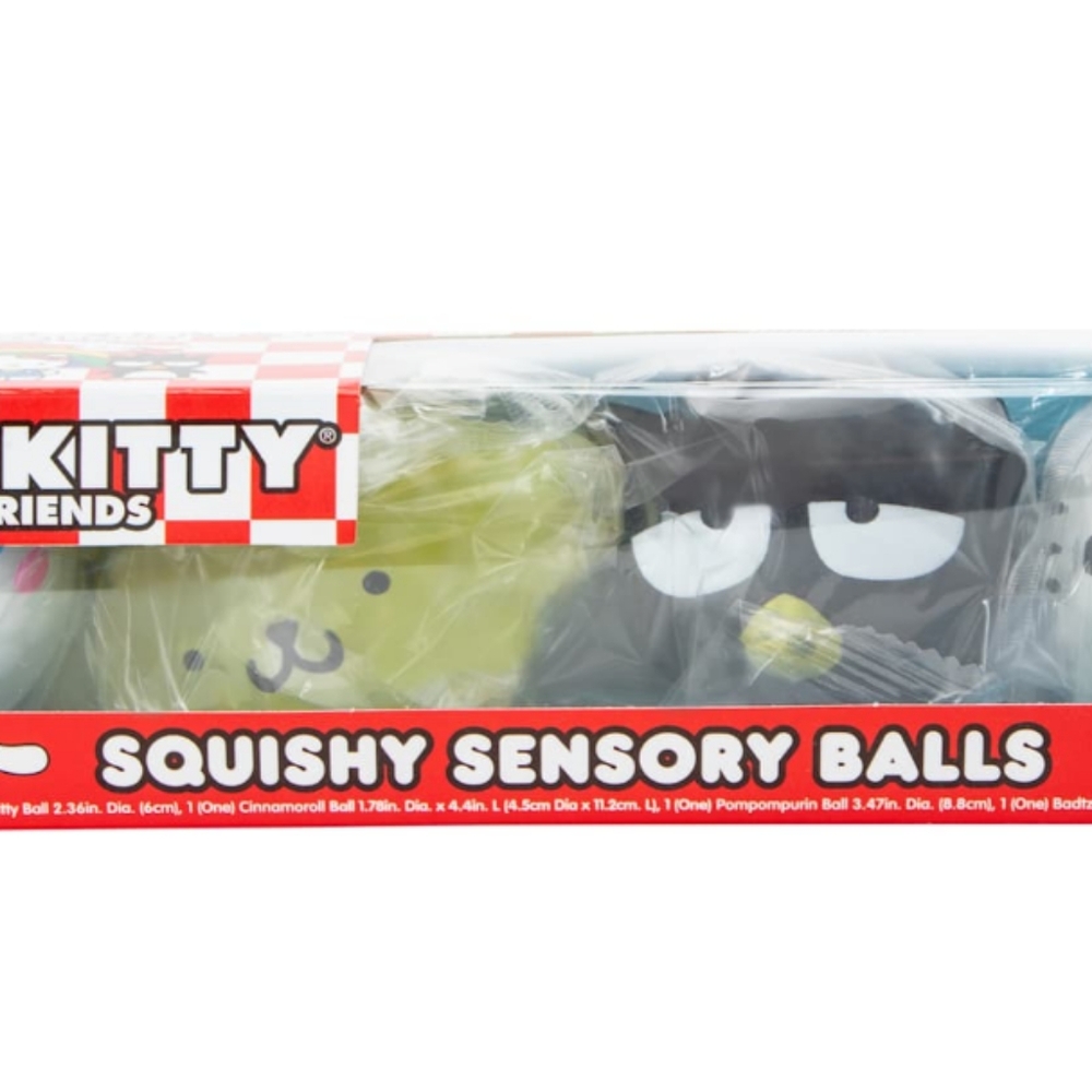 Hello Kitty Squishy Sensory Balls - Set Of 4 - Picture 2 of 10